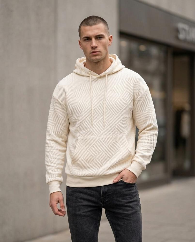 Aibav | Strukturierter Lockerer Hoodie Herren – Tilly Outlet