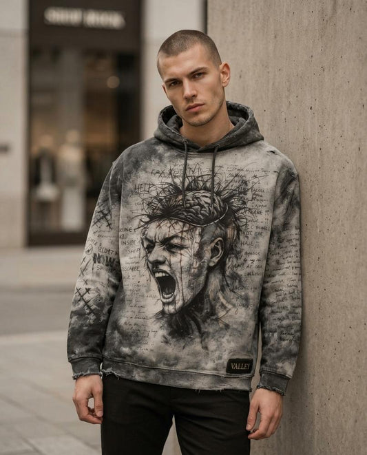 Zutat | Gewaschen Bedruckt Hoodie Herren – Tilly Outlet