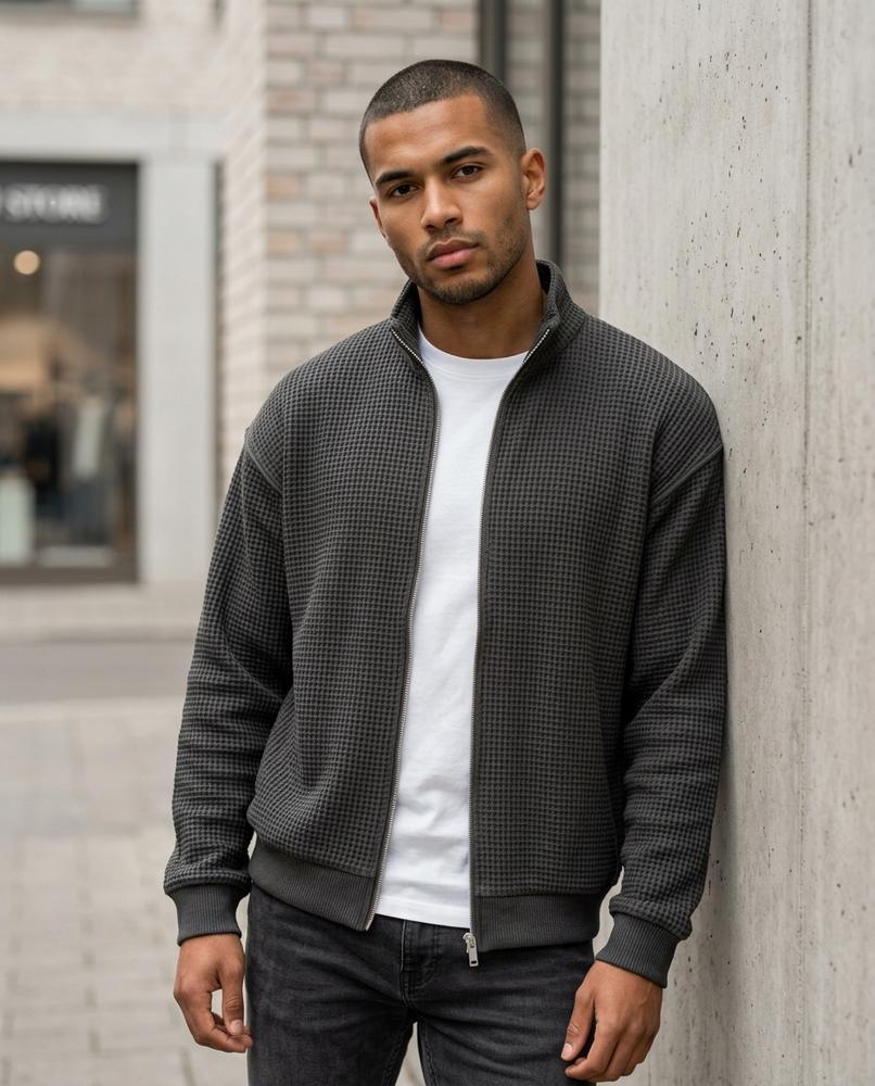 Rozod | Strukturiert Gerippt Jacke Herren – Tilly Outlet
