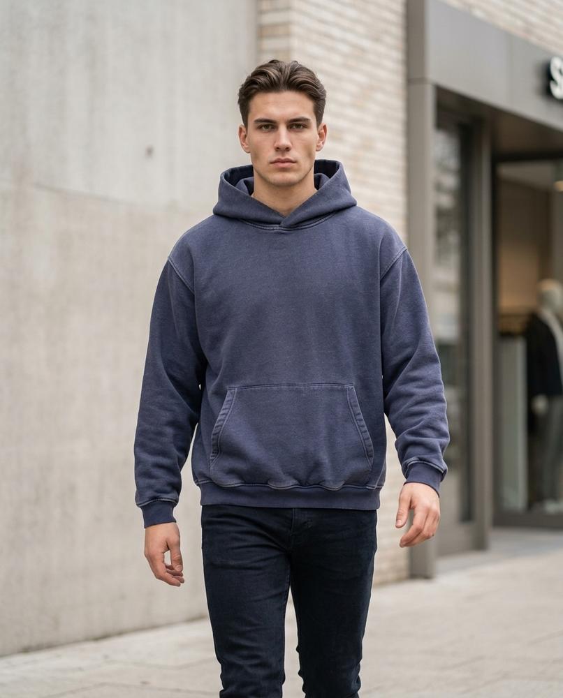 Aanar | Gewaschener Lockerer Hoodie Herren – Tilly Outlet