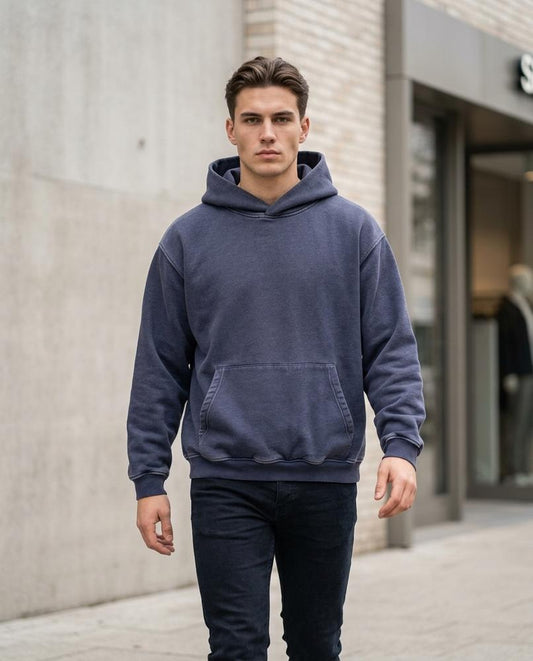 Aanar | Gewaschener Lockerer Hoodie Herren – Tilly Outlet