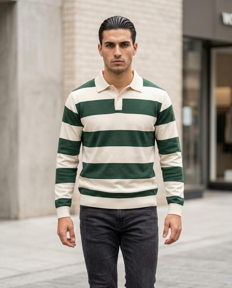 Vawor | Gestreifter Strick Pullover Herren – Tilly Outlet
