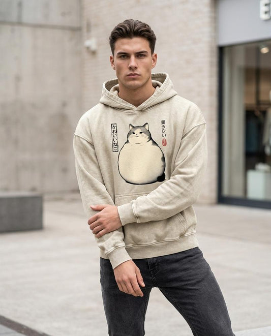 Denid | Bedruckter Gewaschener Hoodie Herren – Tilly Outlet