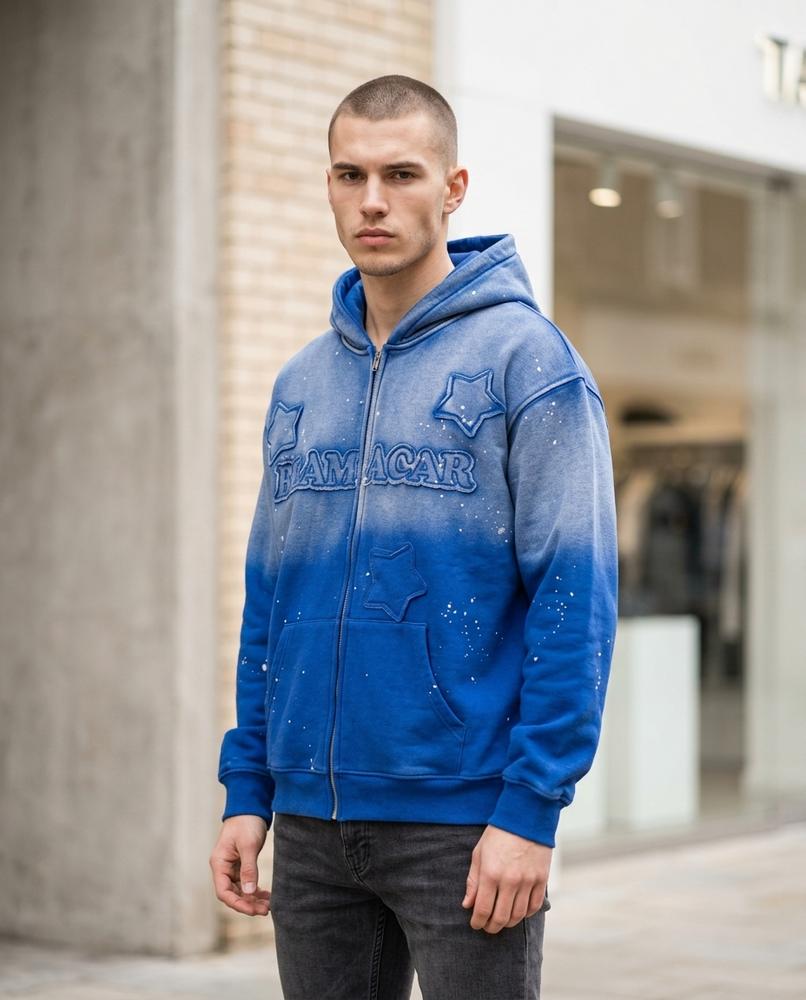 Luruv | Gewaschener Applizierter Hoodie Herren – Tilly Outlet