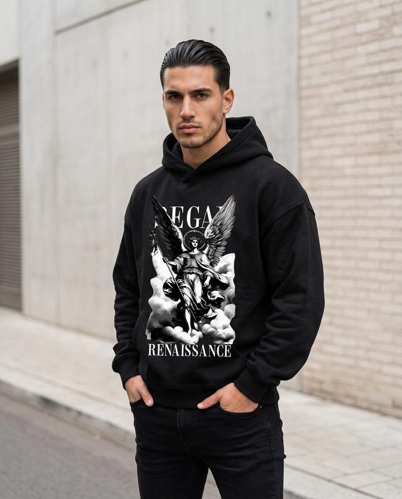 Cegem | Bedruckt Langärmlig Hoodie Herren – Tilly Outlet