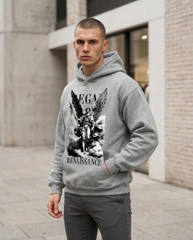 Cegem | Bedruckt Langärmlig Hoodie Herren – Tilly Outlet