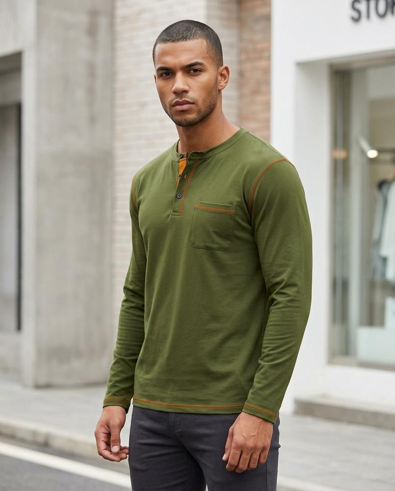 Kosad | Langärmliges Geknöpftes Shirt Herren – Tilly Outlet
