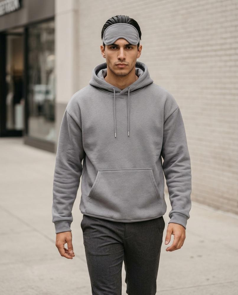 Cipiv | Aufgerauter Einfarbiger Hoodie Herren – Tilly Outlet
