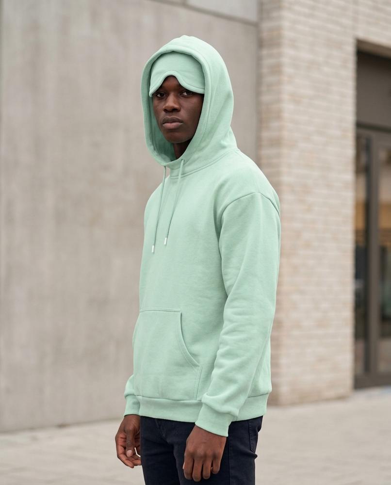 Cipiv | Aufgerauter Einfarbiger Hoodie Herren – Tilly Outlet
