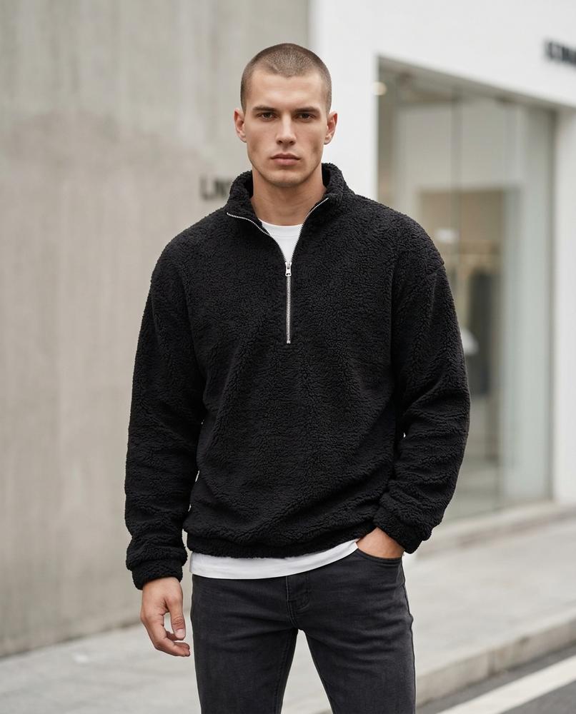 Motot | Strukturiert Hochgeschlossen Pullover Herren – Tilly Outlet