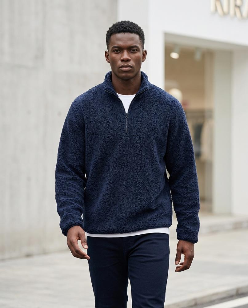 Motot | Strukturiert Hochgeschlossen Pullover Herren – Tilly Outlet