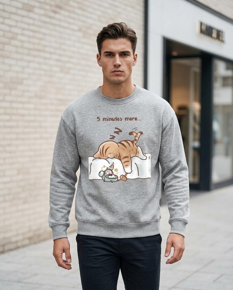 Sokos | Bedruckt Langärmlig Sweatshirt Unisex – Tilly Outlet