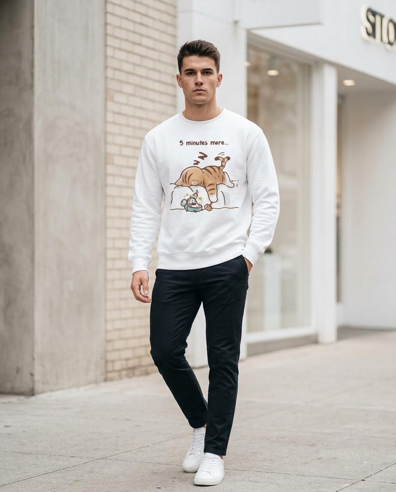 Sokos | Bedruckt Langärmlig Sweatshirt Unisex – Tilly Outlet