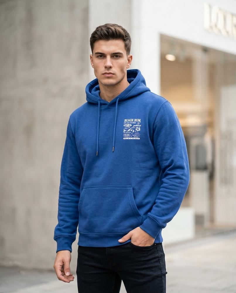 Elnav | Bedruckt Langärmlig Hoodie Unisex – Tilly Outlet