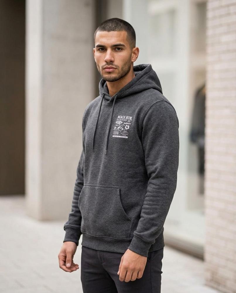 Elnav | Bedruckt Langärmlig Hoodie Unisex – Tilly Outlet