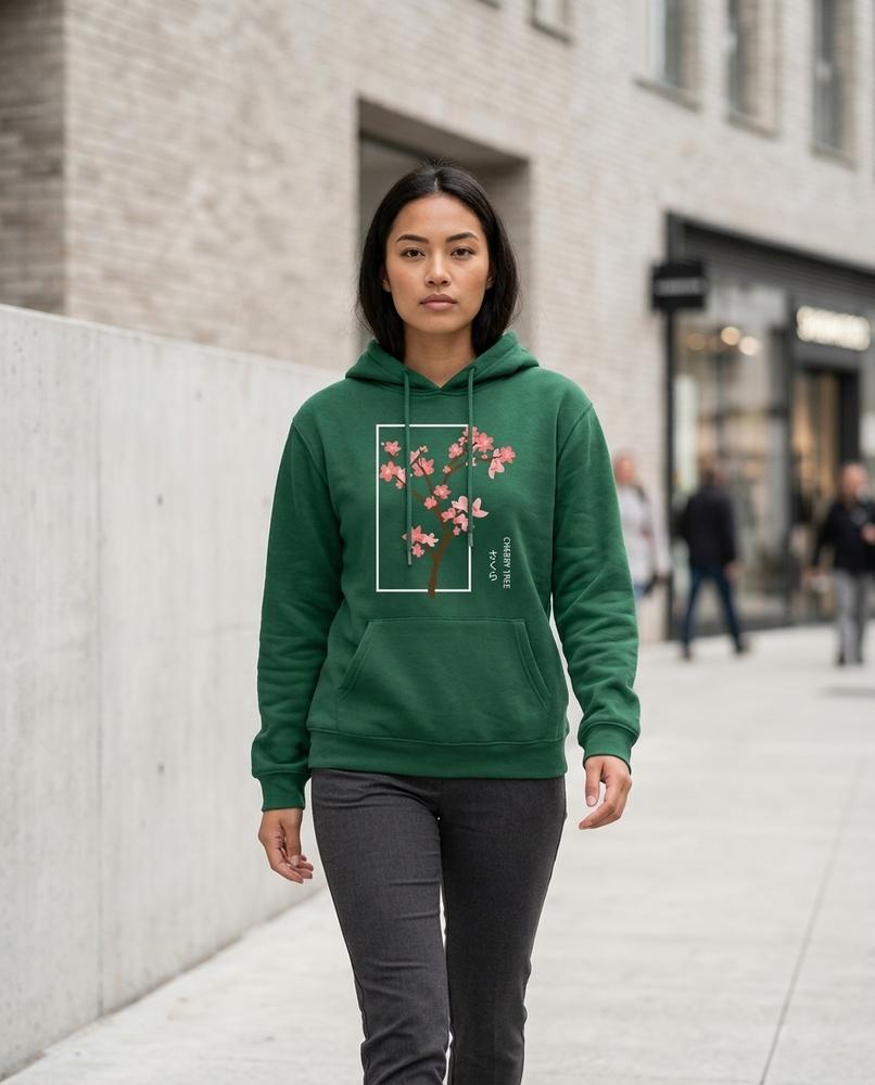 Tiram | Bedruckter Baumwoll Hoodie Unisex – Tilly Outlet