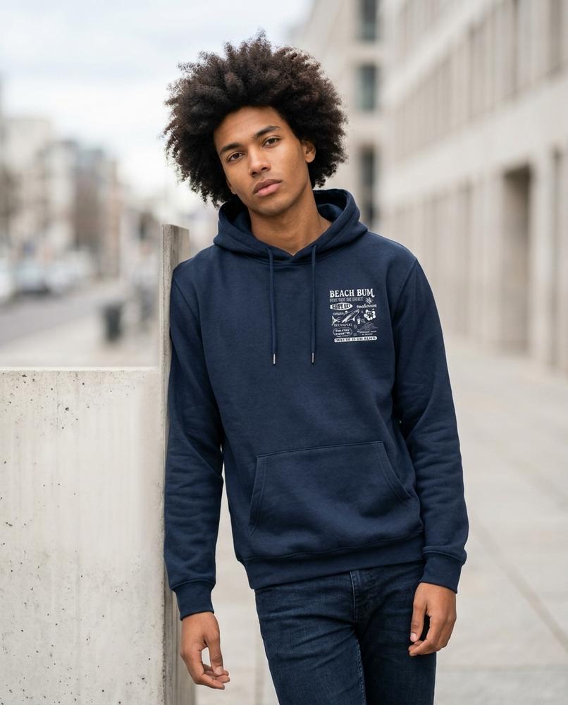 Elnav | Bedruckt Langärmlig Hoodie Unisex – Tilly Outlet