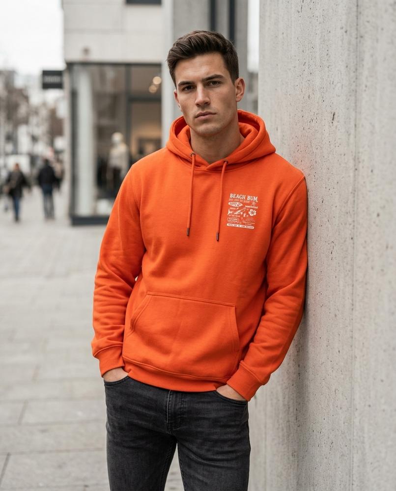 Elnav | Bedruckt Langärmlig Hoodie Unisex – Tilly Outlet