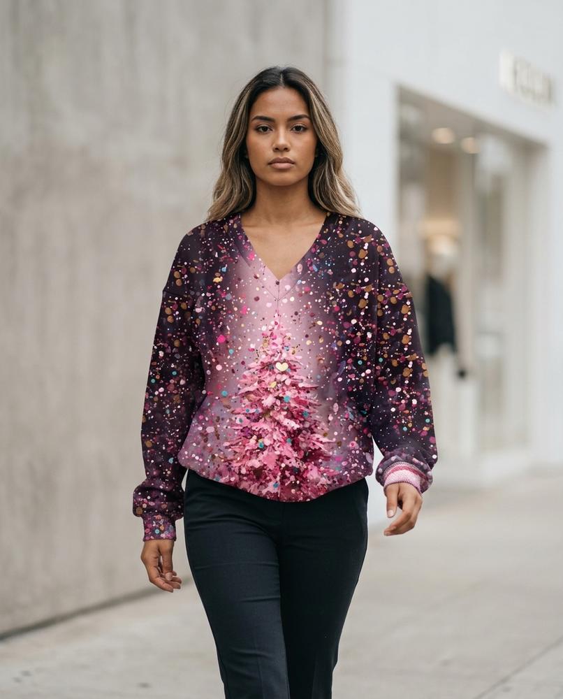 Lysol | Bedrucktes Langärmliges Sweatshirt Damen – Tilly Outlet