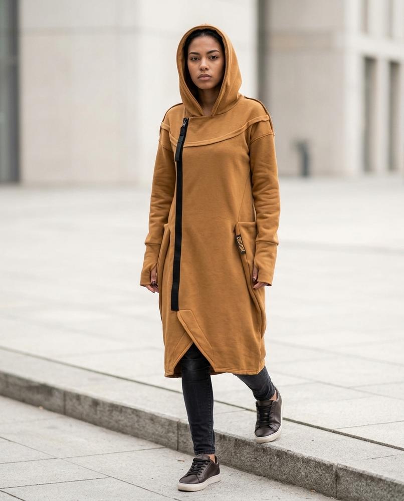 Vimon | Asymmetrischer Langärmeliger Mantel Unisex – Tilly Outlet