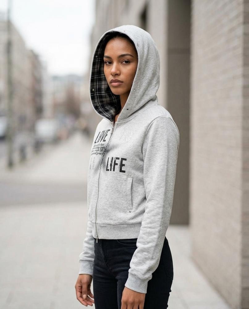 Arken | Bedruckt Gefüttert Hoodie Unisex – Tilly Outlet