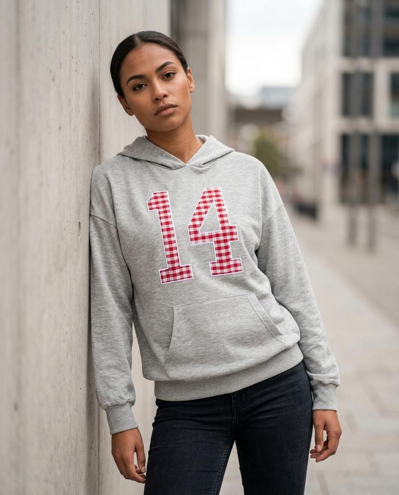 Milom | Applizierter Langärmeliger Hoodie Damen – Tilly Outlet
