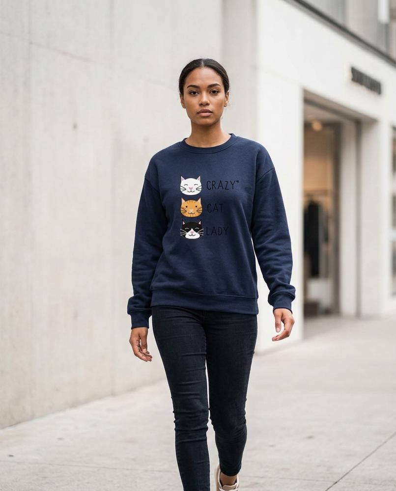 Lyvar | Langärmlig Bedruckt Sweatshirt Damen – Tilly Outlet