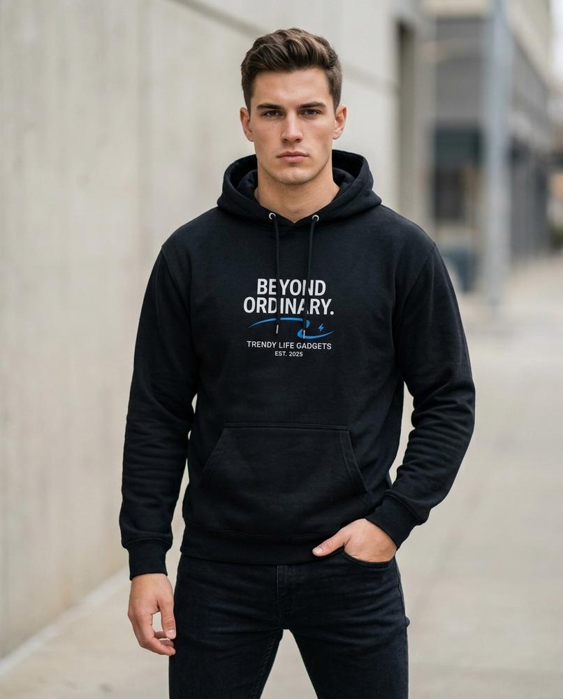Niser | Langärmliger Bedruckter Hoodie Unisex – Tilly Outlet