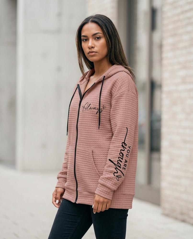 Nimel | Strukturiert Bedruckt Jacke Damen – Tilly Outlet