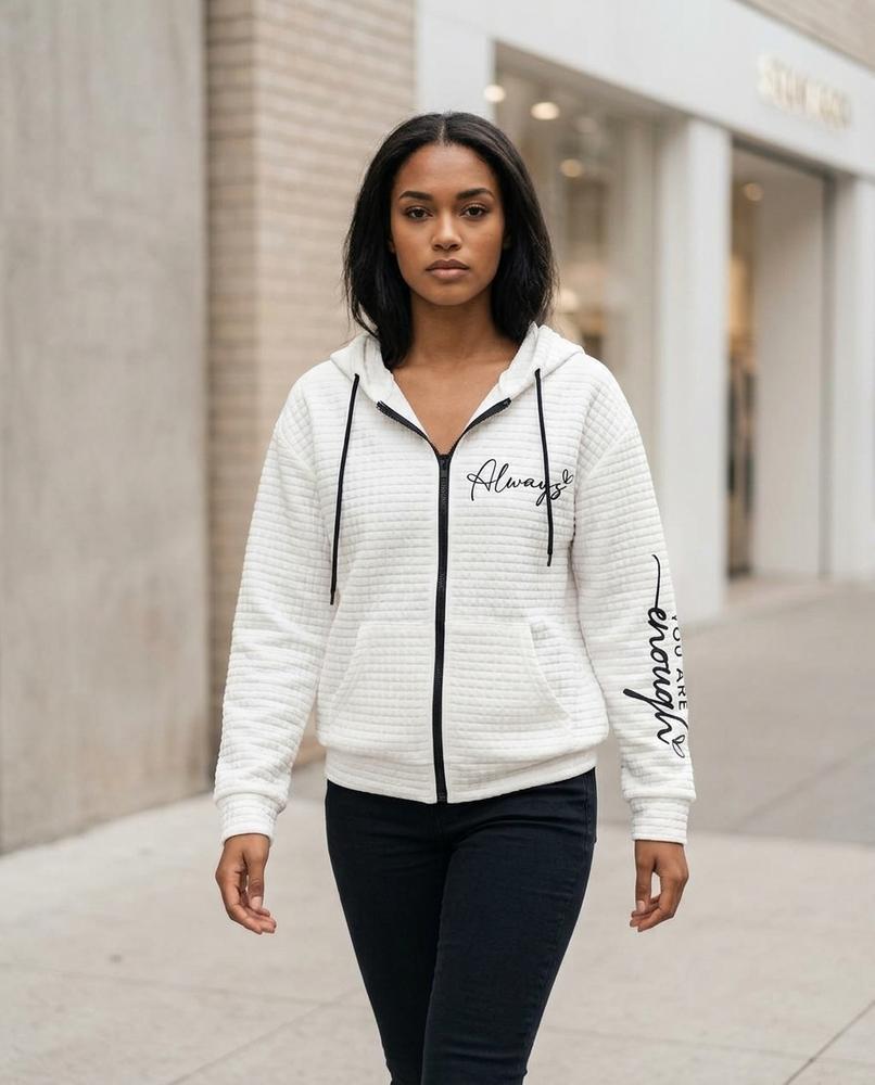 Nimel | Strukturiert Bedruckt Jacke Damen – Tilly Outlet