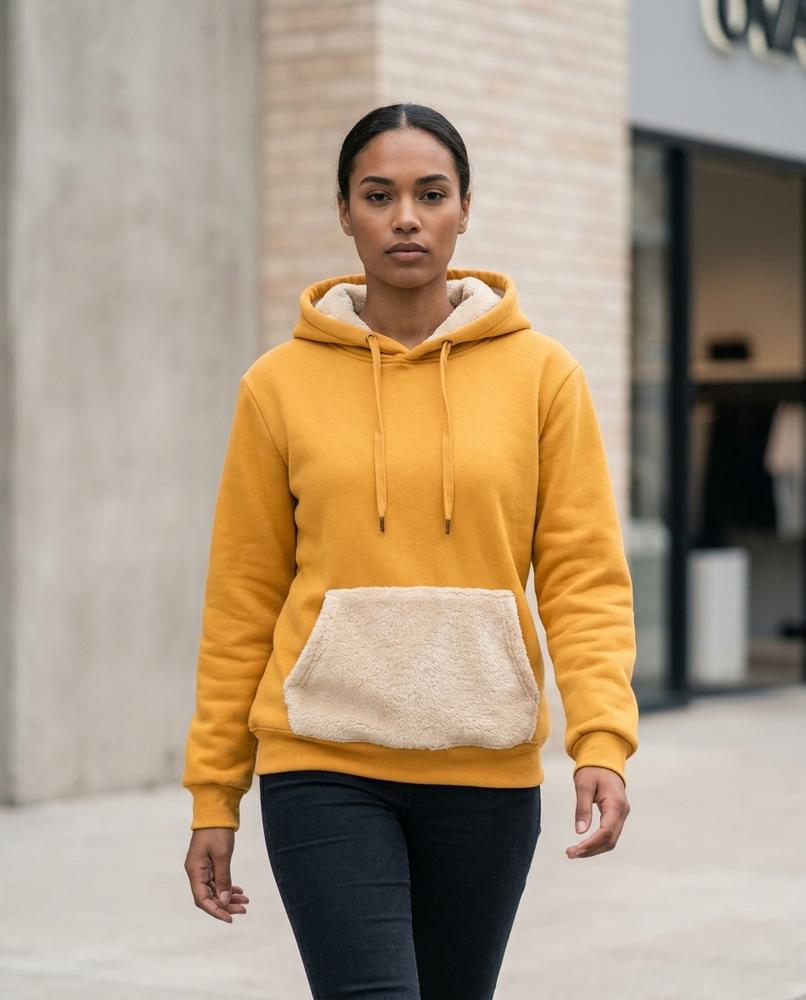 Damer | Gefüttert Langärmlig Hoodie Damen – Tilly Outlet