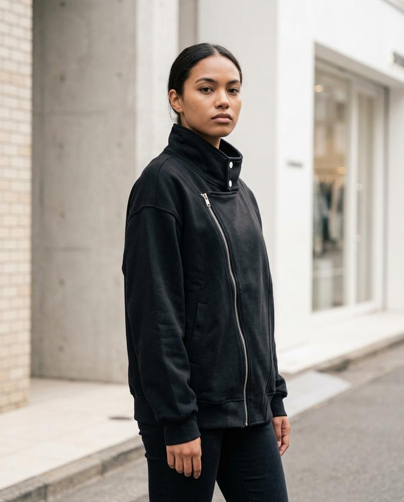 Darev | Asymmetrisch Oversized Jacke Unisex – Tilly Outlet