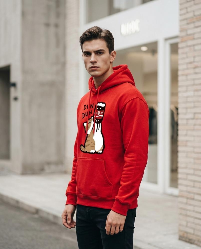 Lyver | Langärmlig Bedruckt Hoodie Unisex – Tilly Outlet
