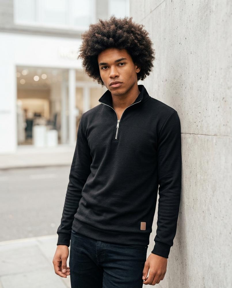 Vaver | Hochgeschlossen Langärmlig Pullover Herren – Tilly Outlet
