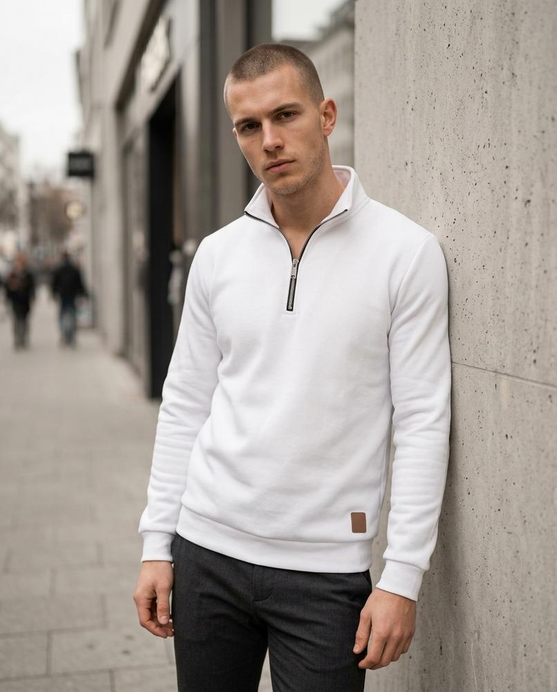 Vaver | Hochgeschlossen Langärmlig Pullover Herren – Tilly Outlet