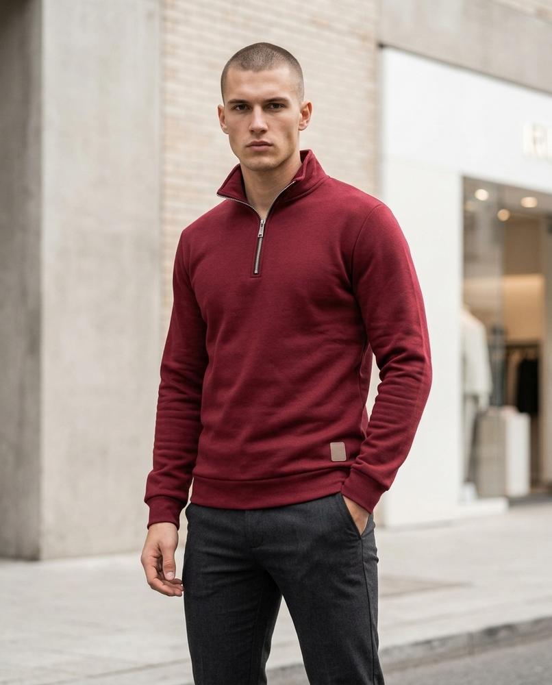 Vaver | Hochgeschlossen Langärmlig Pullover Herren – Tilly Outlet