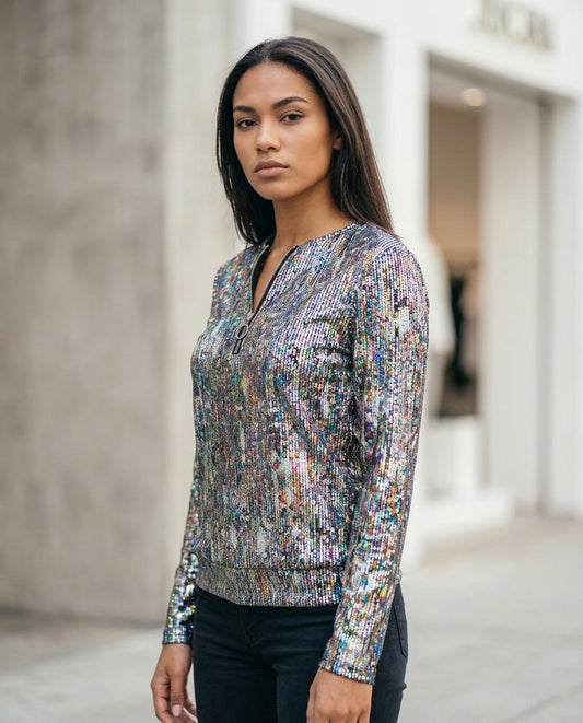 Taser | Mehrfarbiges Langärmliges Shirt Damen – Tilly Outlet