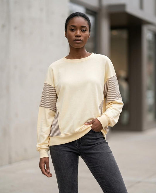 Talor | Gestreift Locker Sweatshirt Damen – Tilly Outlet