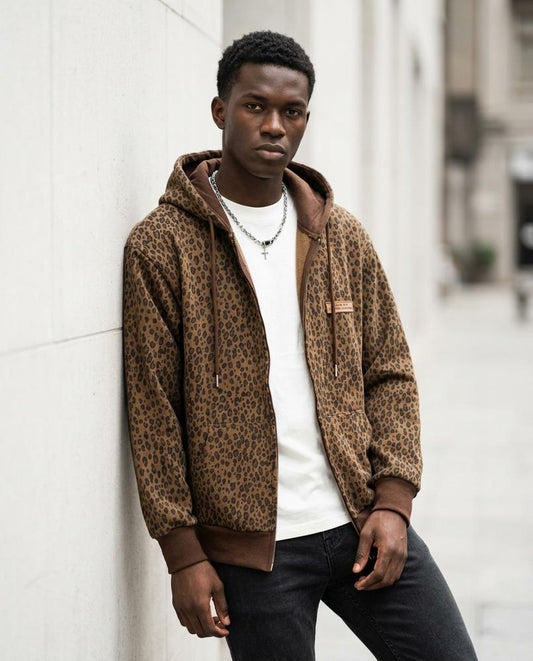 Vidan | Bedruckte Kapuzen Jacke Herren – Tilly Outlet