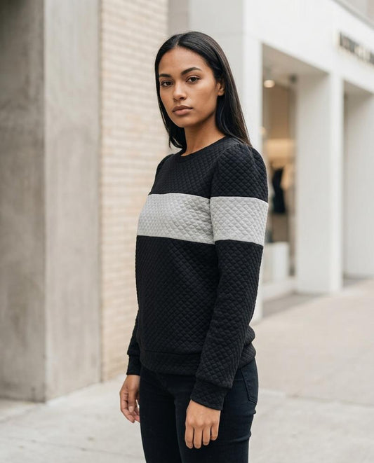 Vazan | Gestepptes Langärmliges Sweatshirt Damen – Tilly Outlet