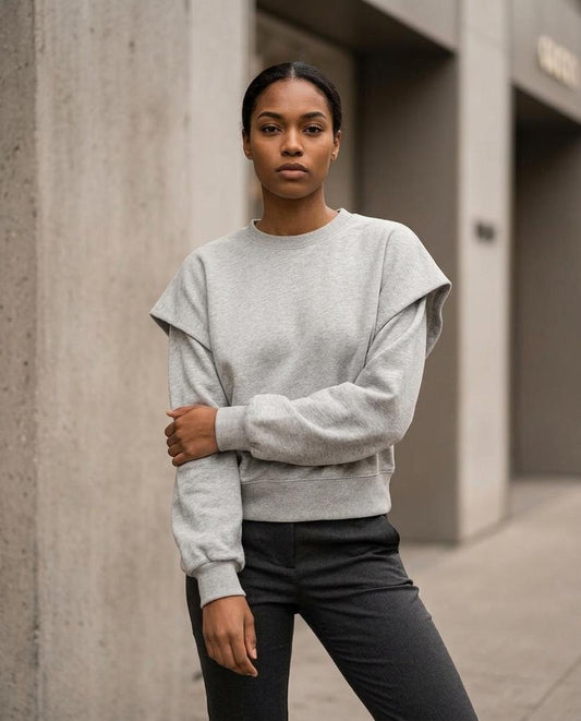 Alsol | Überschnitten Voluminös Sweatshirt Damen – Tilly Outlet