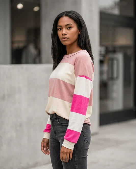 Tiver | Gestreiftes Langärmliges Shirt Damen – Tilly Outlet