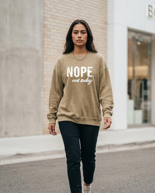 Seken | Gerippt Langärmlig Sweatshirt Damen – Tilly Outlet