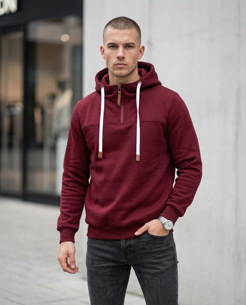 Men's Hoodie – Kasol, Fleece lining, A zipper closure – Tilly Outlet