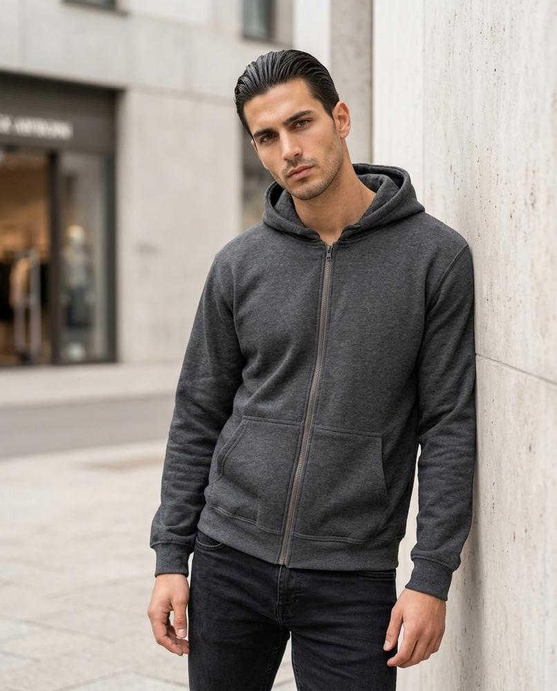 Unisex Hoodie – Visin, Fleece lining, An attached hood – Tilly Outlet