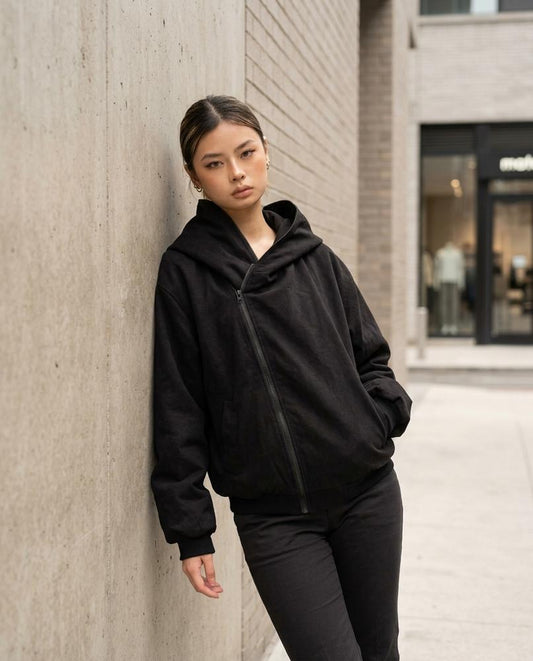 Zalom | Asymmetrische Oversized Jacke Damen – Tilly Outlet