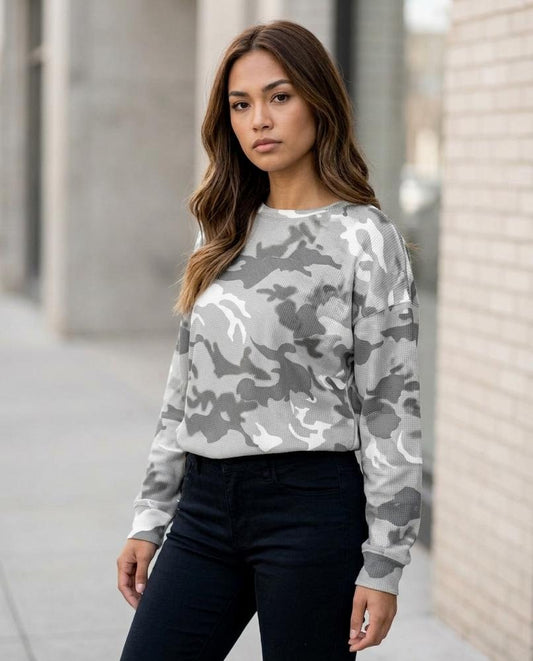 Ramin | Langärmlig Strukturiert Pullover Damen – Tilly Outlet