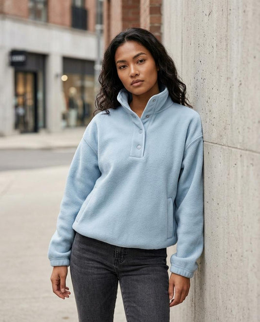 Nadum | Hochgeschlossener Fleece Pullover Damen – Tilly Outlet