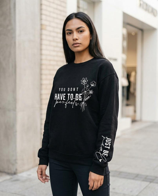 Runon | Bedruckt Langärmlig Sweatshirt Damen – Tilly Outlet