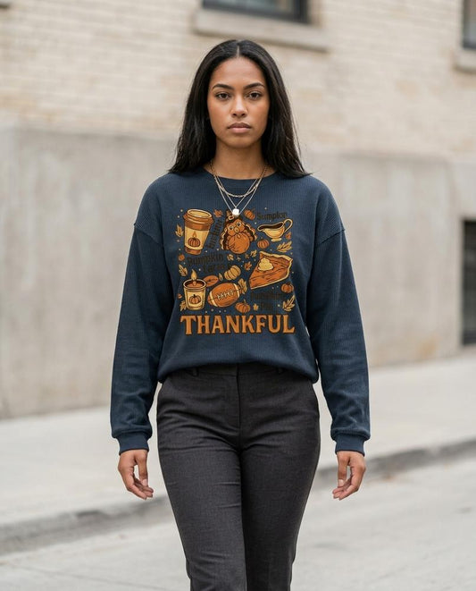 Luwak | Bedruckt Gerippt Sweatshirt Damen – Tilly Outlet